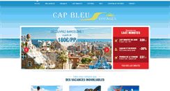 Desktop Screenshot of capbleu.be